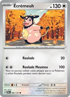 Carte Pokémon Écrémeuh 081