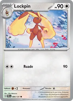 Carte Pokémon Lockpin 084