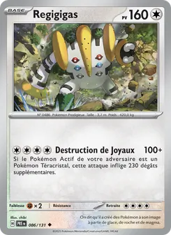 Carte Pokémon Regigigas 086
