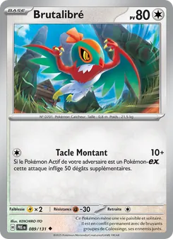 Carte Pokémon Brutalibré 089