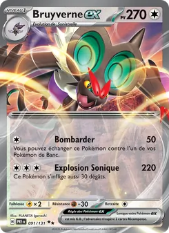 Carte Pokémon Bruyverne-ex 091