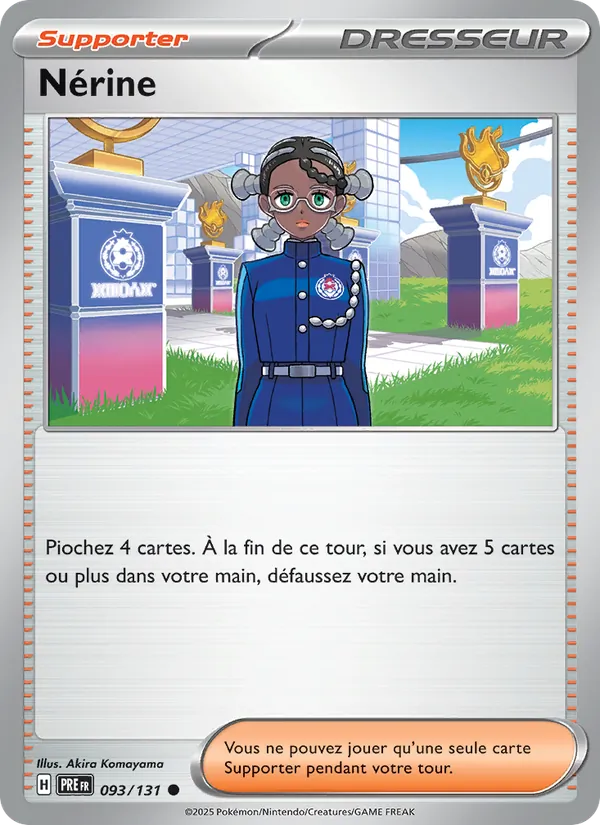 Carte Pokémon Nérine 093/131 de l'extension Évolutions Prismatiques