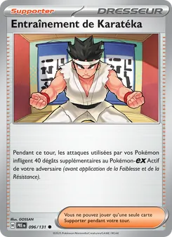 Carte Pokémon Entraînement de Karatéka 096