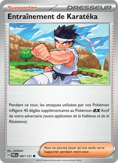 Carte Pokémon Entraînement de Karatéka 097