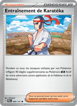 Carte Pokémon Entraînement de Karatéka 099