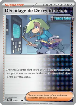 Carte Pokémon Décodage de Décryptomane 104