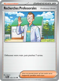 Carte Pokémon Recherches Professorales 123 — Évolutions Prismatiques