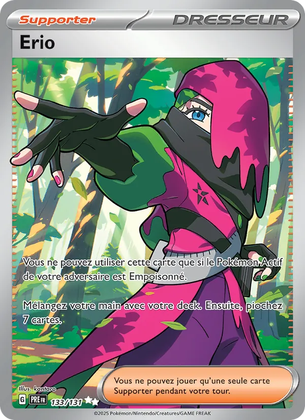 Carte Pokémon Erio 133/131 de l'extension Évolutions Prismatiques