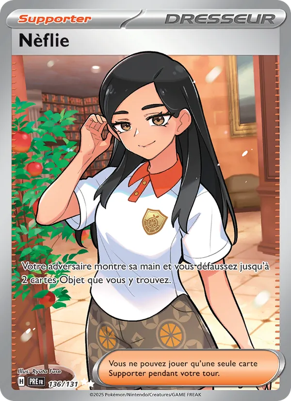 Carte Pokémon Nèflie 136/131 de l'extension Évolutions Prismatiques