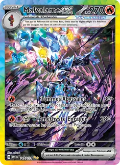 Carte Pokémon Malvalame-ex 147