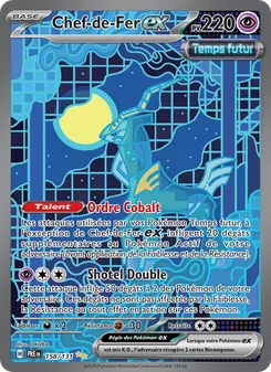 Carte Pokémon Chef-de-Fer-ex 158 — Évolutions Prismatiques