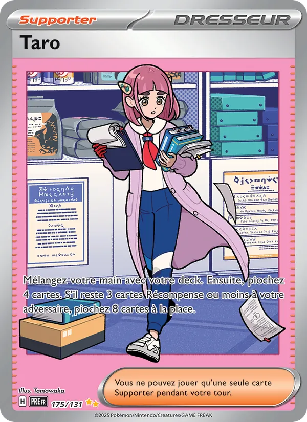 Carte Pokémon Taro 175/131 de l'extension Évolutions Prismatiques