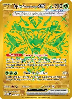 Carte Pokémon Ogerpon Masque Turquoise-ex 177