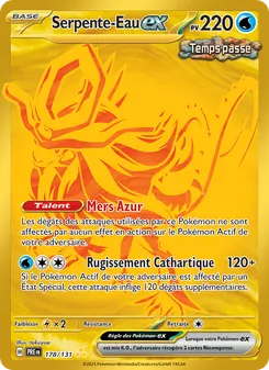 Carte Pokémon Serpente-Eau-ex 178