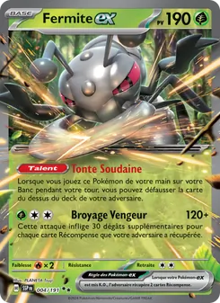 Carte Pokémon Fermite-ex 004