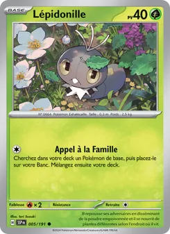 Carte Pokémon Lépidonille 005