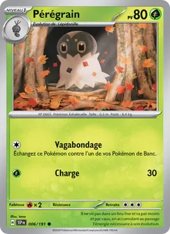 Carte Pokémon Pérégrain 006