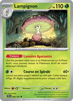 Carte Pokémon Lampignon 009