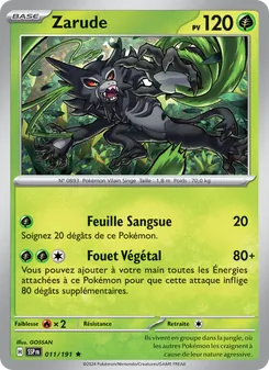 Carte Pokémon Zarude 011