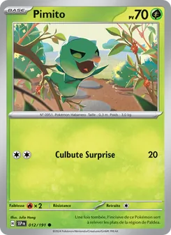 Carte Pokémon Pimito 012