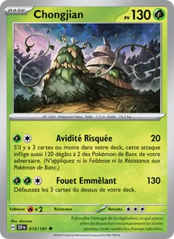 Carte Pokémon Chongjian 015