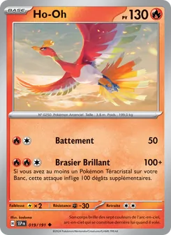 Carte Pokémon Ho-Oh 019