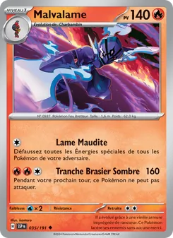 Carte Pokémon Malvalame 035
