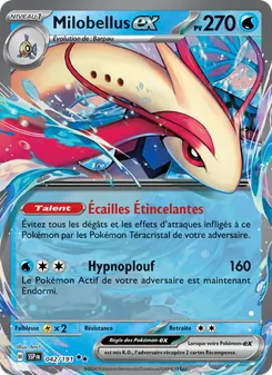 Carte Pokémon Milobellus-ex 042