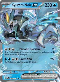 Carte Pokémon Kyurem Noir-ex 048