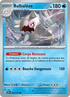 Carte Pokémon Balbalèze 054