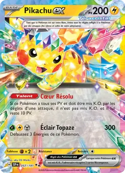 Carte Pokémon Pikachu-ex 057