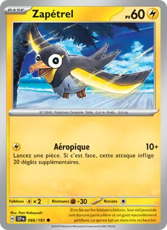 Carte Pokémon Zapétrel 066