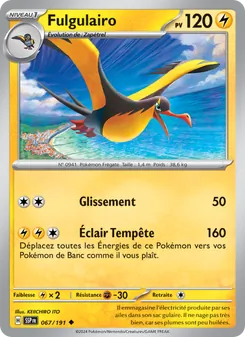 Carte Pokémon Fulgulairo 067