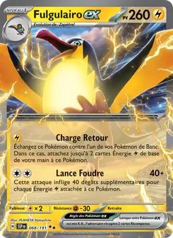 Carte Pokémon Fulgulairo-ex 068