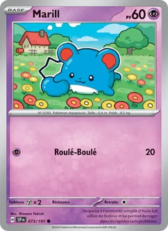 Carte Pokémon Marill 073