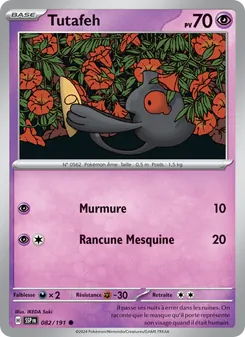 Carte Pokémon Tutafeh 082