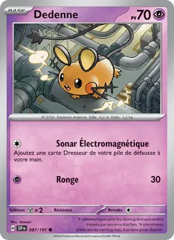 Carte Pokémon Dedenne 087