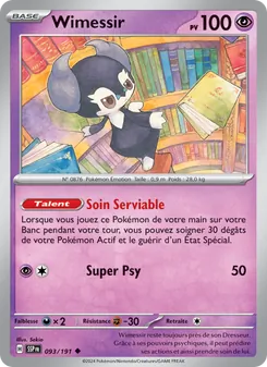 Carte Pokémon Wimessir 093
