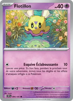 Carte Pokémon Flotillon 094