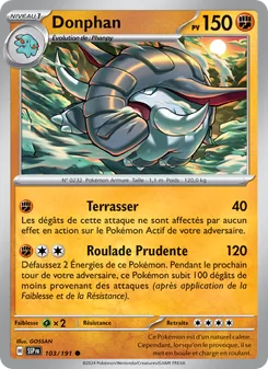Carte Pokémon Donphan 103
