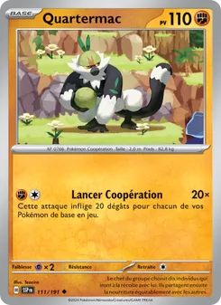Carte Pokémon Quartermac 111