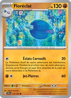 Carte Pokémon Floréclat 115