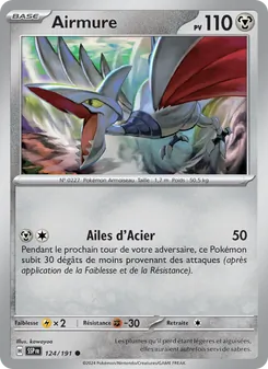 Carte Pokémon Airmure 124