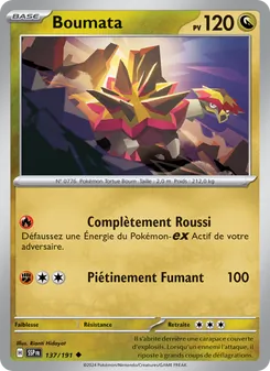 Carte Pokémon Boumata 137