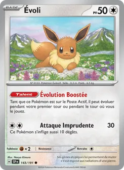 Carte Pokémon Évoli 143