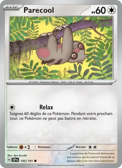 Carte Pokémon Parecool 145