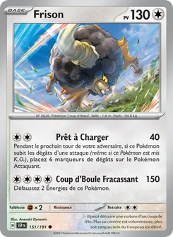 Carte Pokémon Frison 151