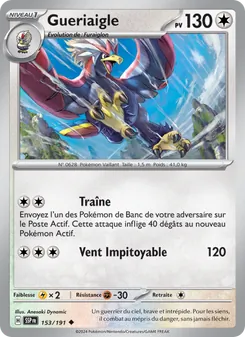 Carte Pokémon Gueriaigle 153