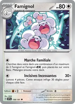 Carte Pokémon Famignol 158