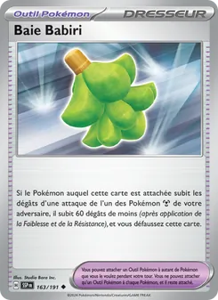 Carte Pokémon Baie Babiri 163